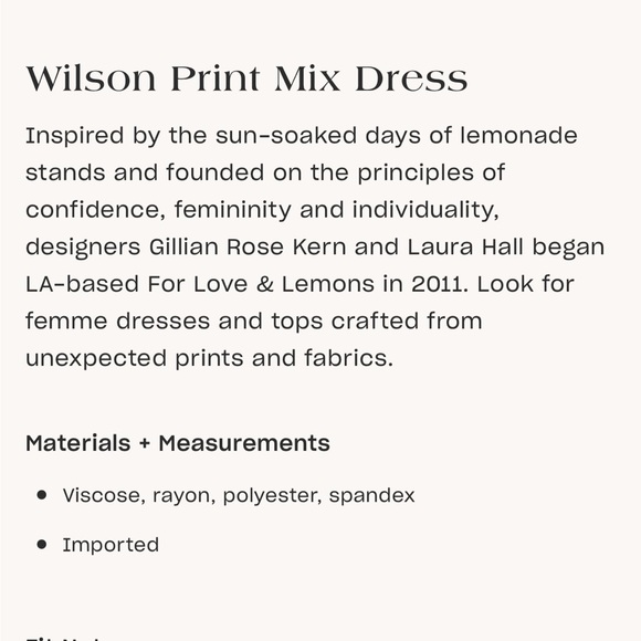 For Love and Lemons Print Mix Dress - Picture 4 of 4